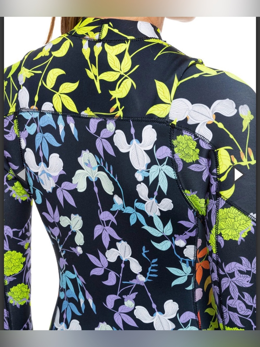 The Roxy x Rowley 3/2 mm Chest Zip Wetsuit, size 2, NWT - Picture 3 of 14